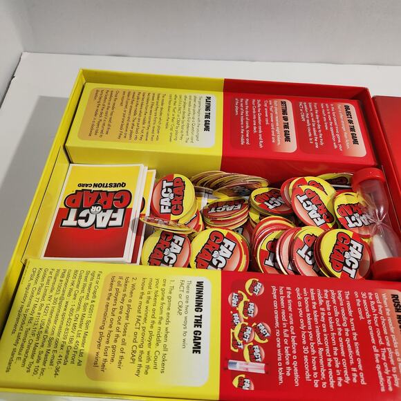 Fact Or Crap Trivia Party Board Game All Pieces included Fun Icebreaker Holiday - Picture 4 of 10